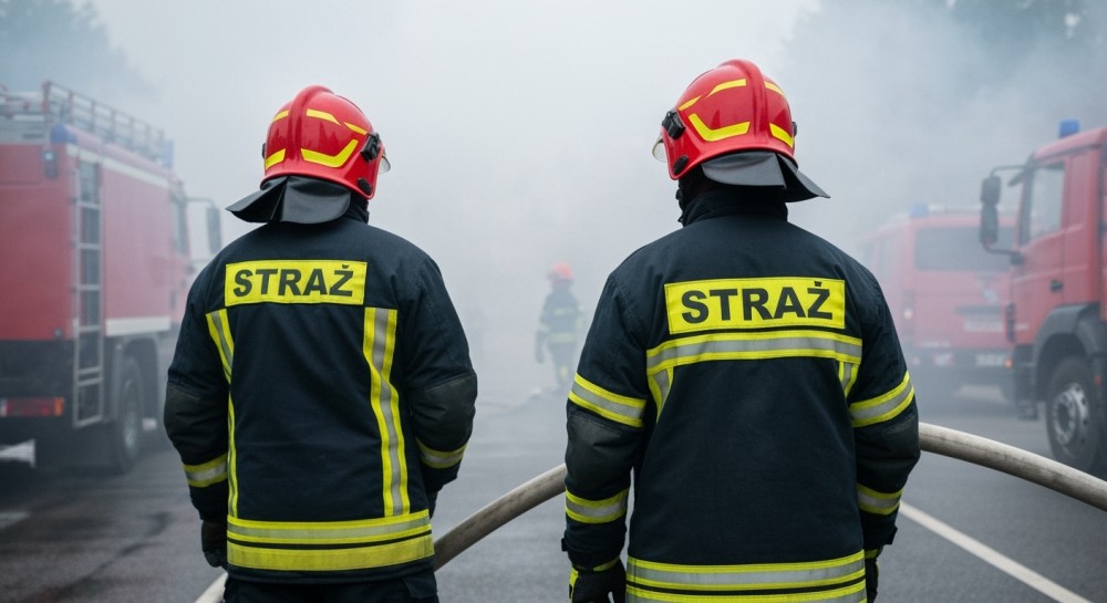Nocny pożar w Zgierzu: Mieszkańcy w akcji, strażacy ratują sytuację!