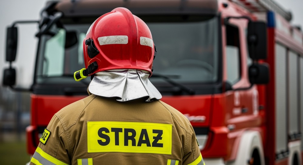 Płomienie w pustostanie w Aleksandrowie Łódzkim: Strażacy w akcji ratują okolicę!
