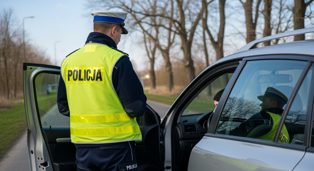 Kierowca bez uprawnień i poszukiwany zatrzymany podczas rutynowej kontroli w Kutnie!