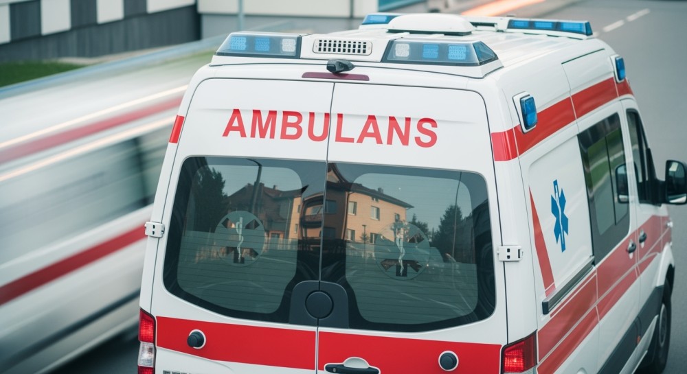 Pożar silnika w drodze: Dzielnicowi w akcji!