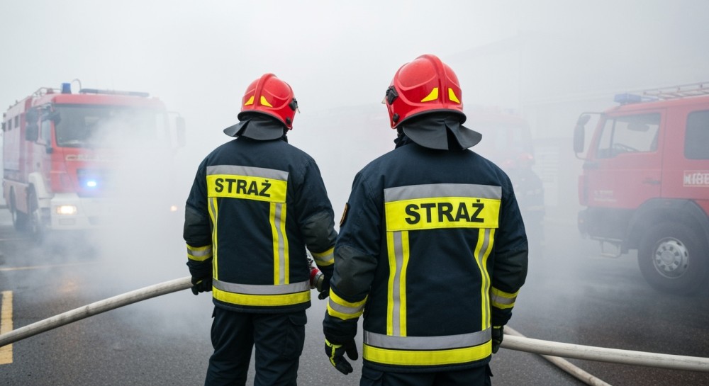 Bohaterka w mundurze: Policjantka gasi płonący samochód po służbie