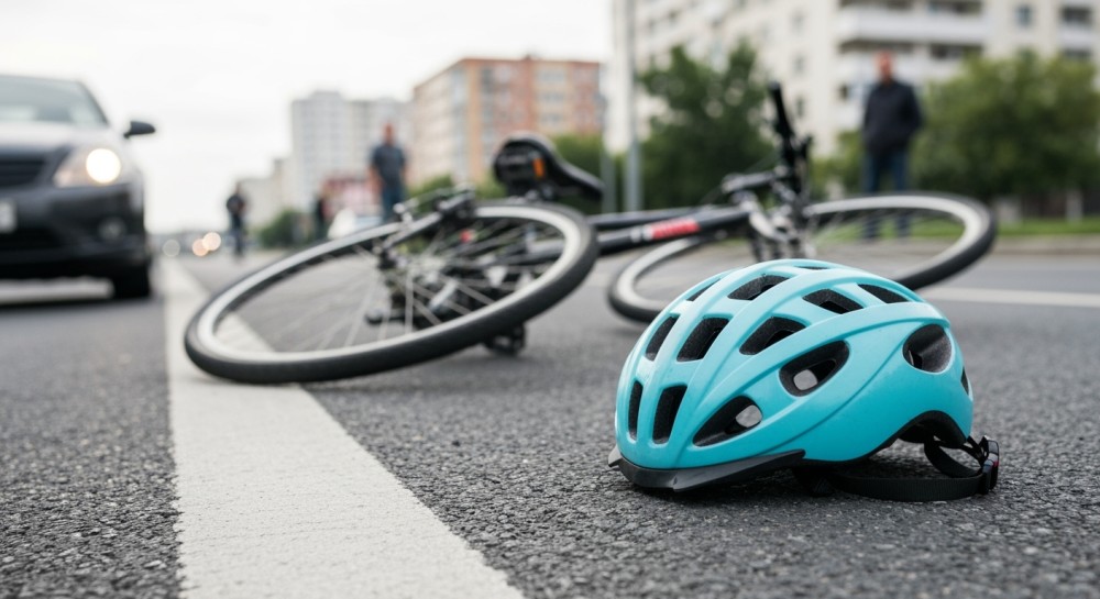 Policyjna bohaterka ratuje nietrzeźwego rowerzystę przed tragedią