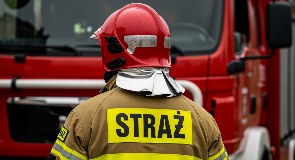 Policja w Łodzi szybko zatrzymała podpalacza, ratując las przed pożarem