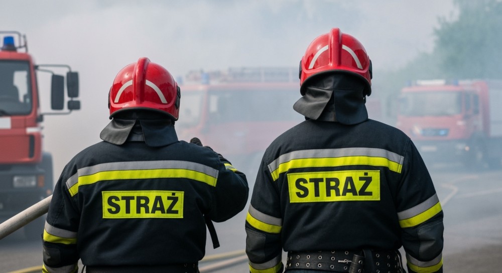 Czujny przechodzień ratuje zagajnik przed pożarem!