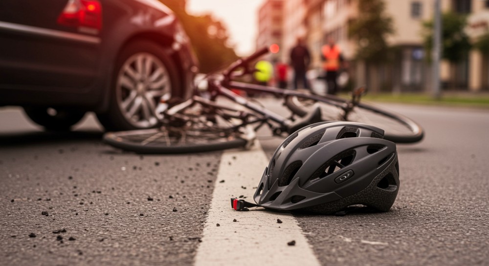 Rowerzysta wpadł w ręce strażników: jazda na podwójnym gazie!