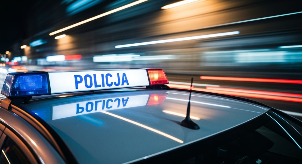 Złodziej samochodów w rękach łódzkiej policji po pościgu