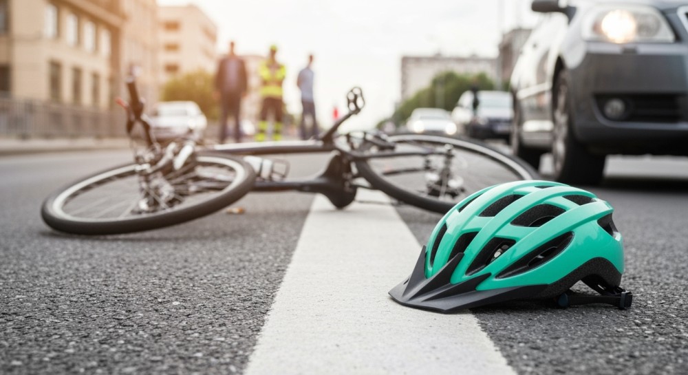 Rowerzystka na pasach: Kolizja, która mogła skończyć się tragicznie